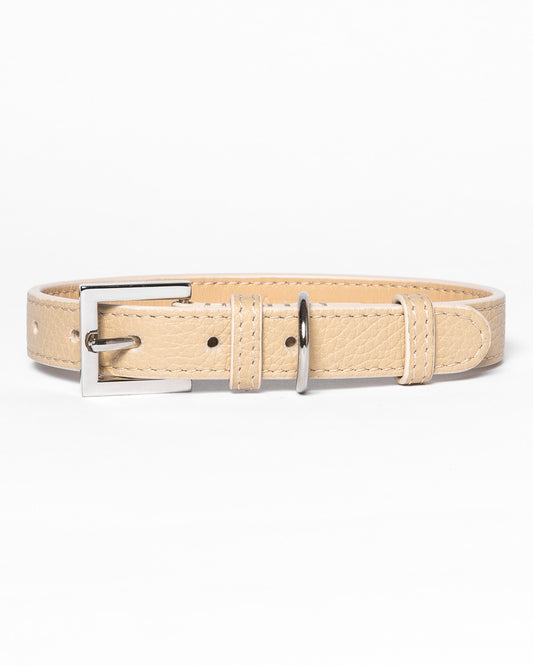 ZEPHYROS | Grain Leather Dog Collar